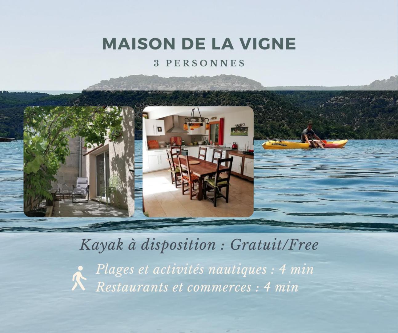 La Maison De La Vigne Bauduen Buitenkant foto